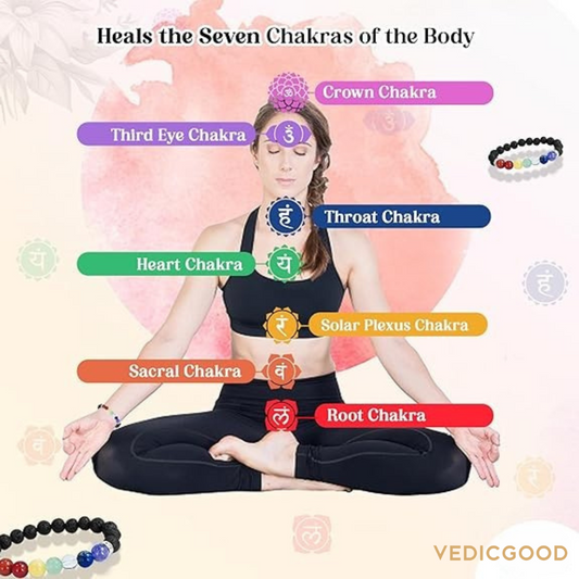 7 Chakra Reiki Healing Bracelet for Men & Women