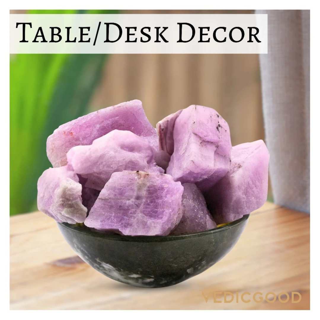 Raw Kunzite Crystals (2 Pieces)