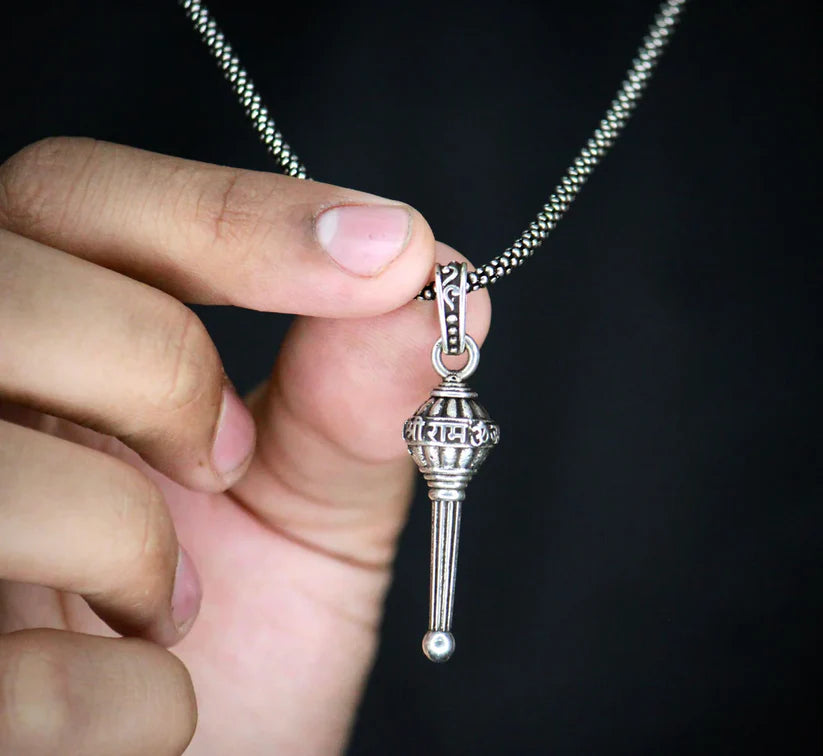 Lord Hanuman Gada Pendant Chain for Divine Protection (Flat 50% OFF)