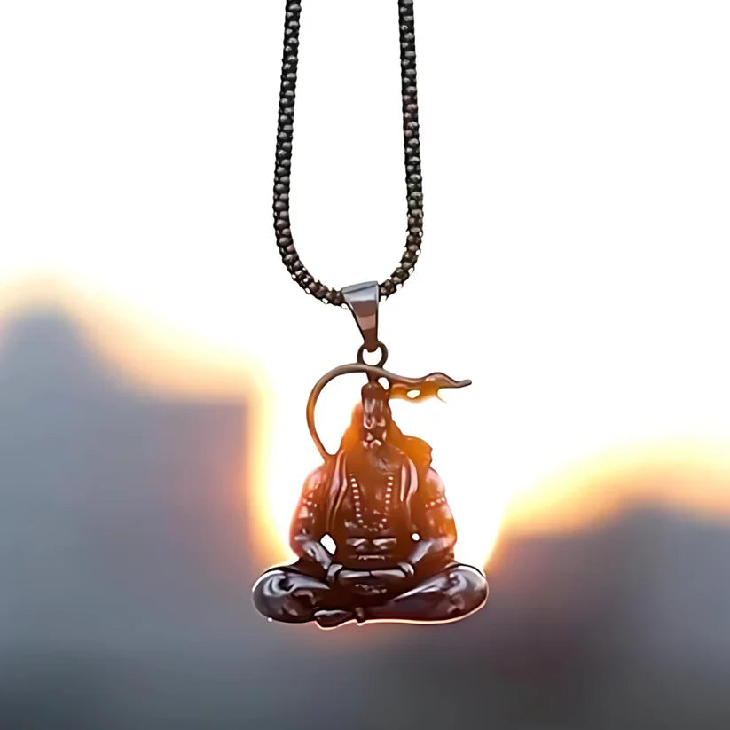 Hanumanji Meditation Pendant With Chain (Flat 50% OFF)