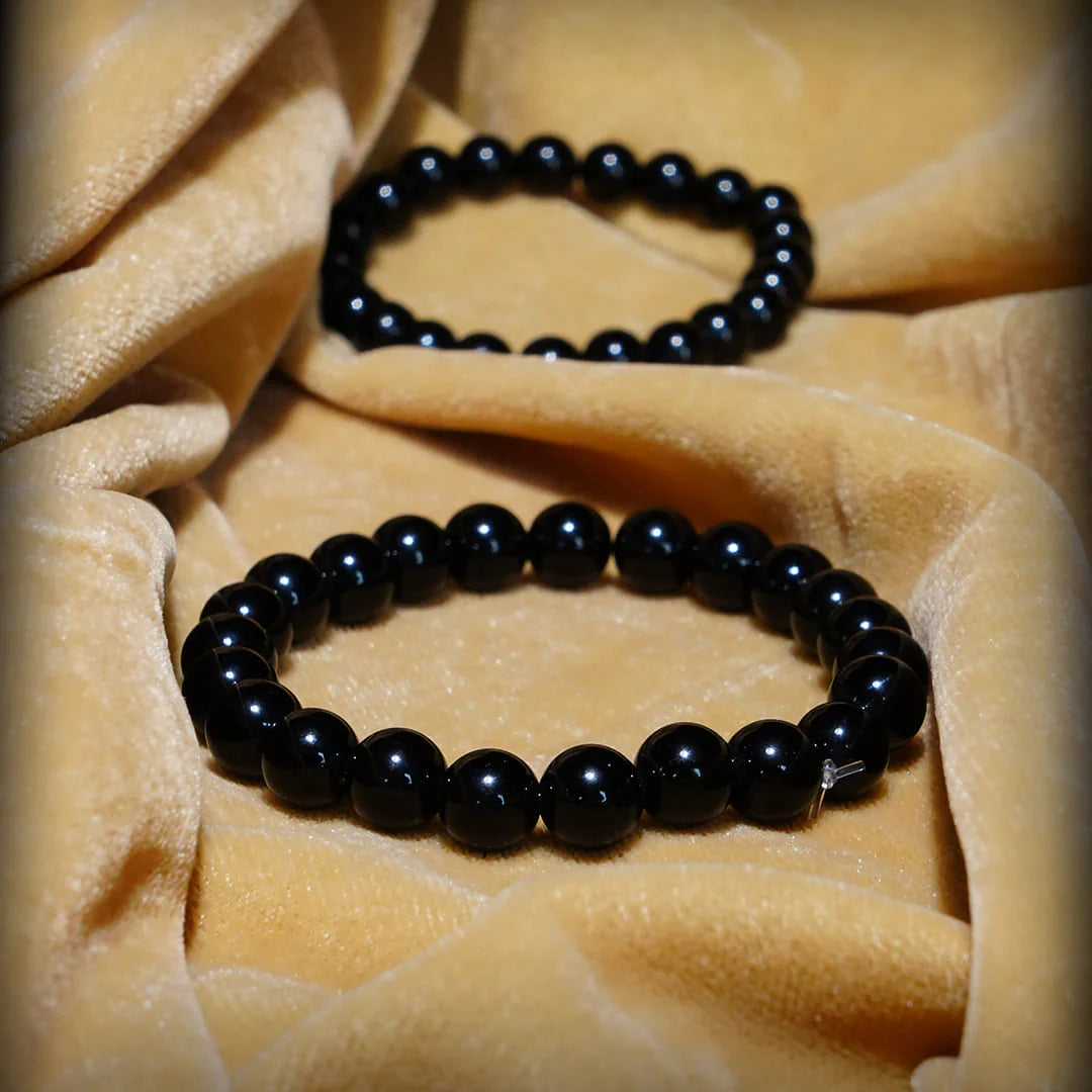 Black Obsidian Natural Stone Bracelet