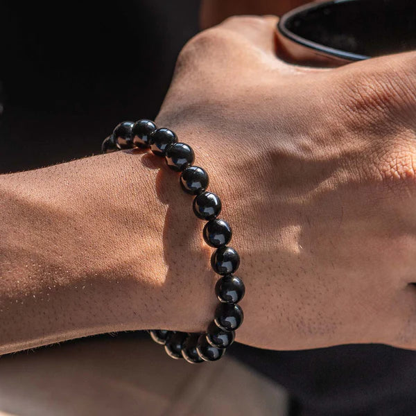 Black Obsidian Natural Stone Bracelet