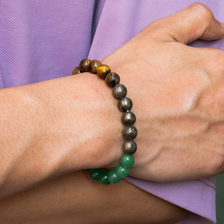 Money Booster Combo (6 Stones) (GoldPyrite, Pyrite, Citrine, Green Aventurine,Tiger’s Eye,hematite)