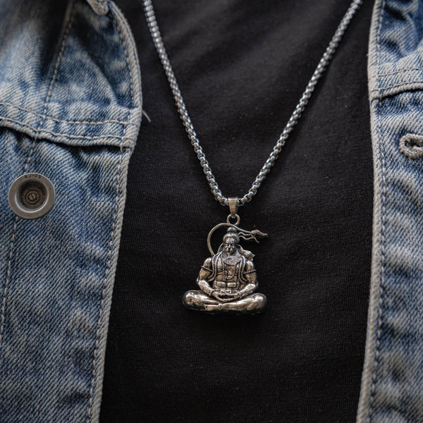 Hanumanji Meditation Pendant With Chain (Flat 50% OFF)