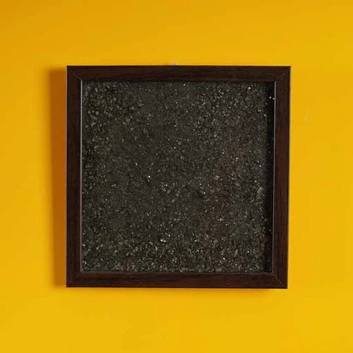 Raw Pyrite Dust Frame
