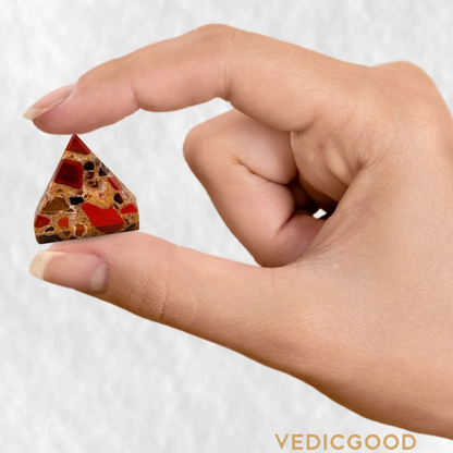 Spotted Jasper Pyramid (1 Inch)