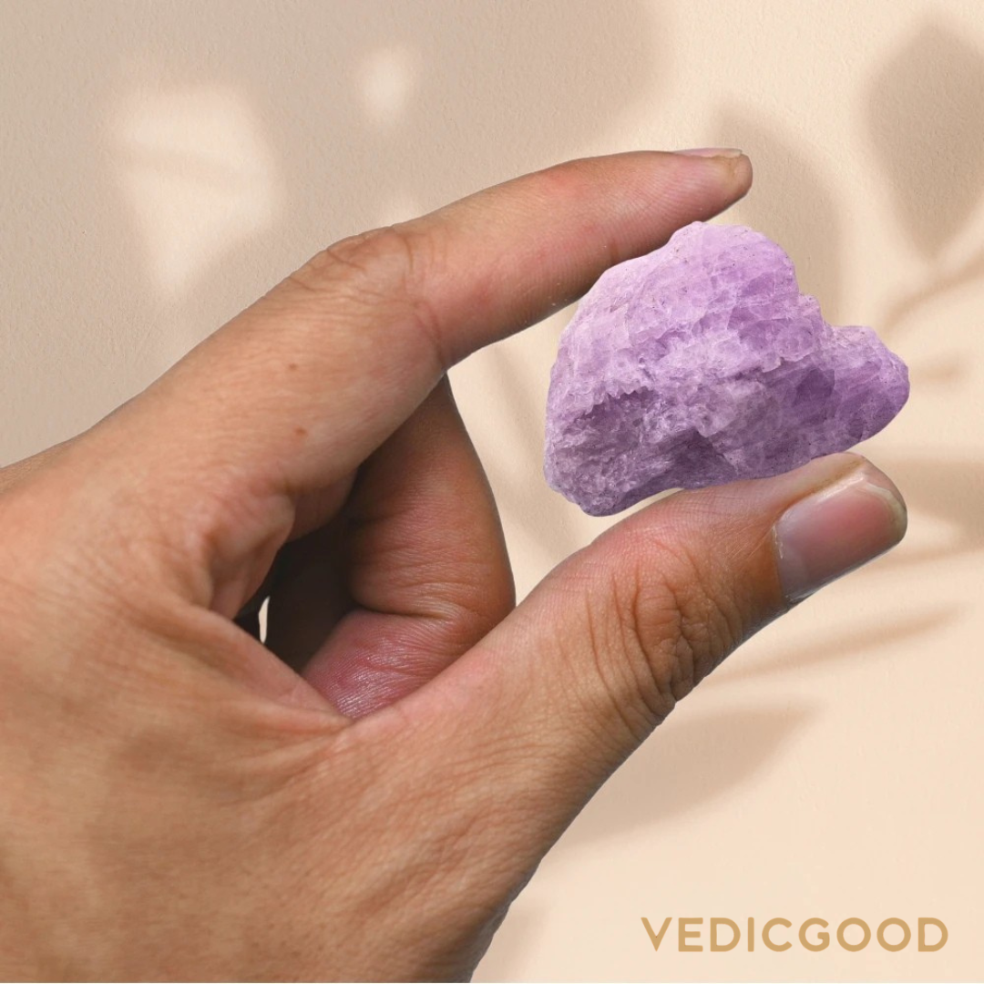 Raw Kunzite Crystals (2 Pieces)