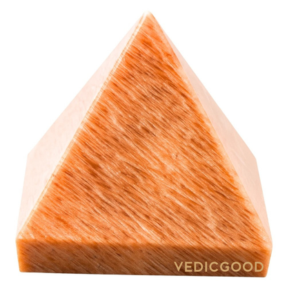 Peach Moonstone Pyramid (1 Inch)