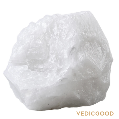 Raw Snow Quartz Crystals (2 Pieces)