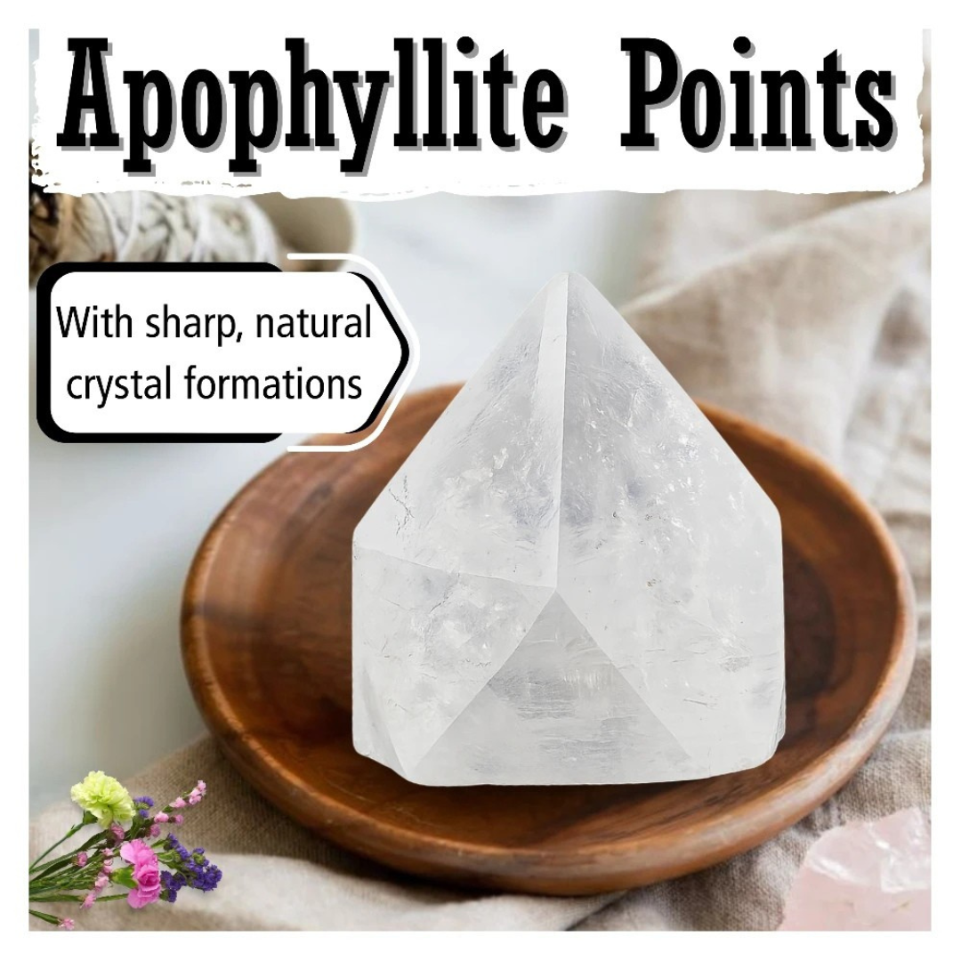 Apophyllite Points (2 Pieces)