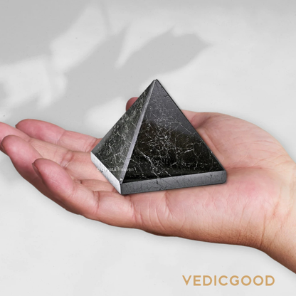Natural Black Tourmaline Pyramid (1.5 Inch)