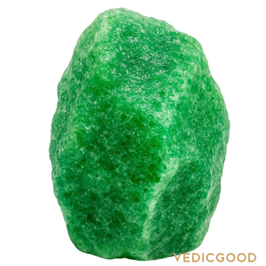 Raw Green Strawberry Quartz Crystals (2 Pieces)