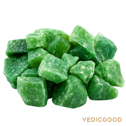 Raw Green Strawberry Quartz Crystals (2 Pieces)