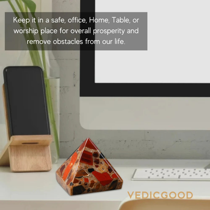 Spotted Jasper Pyramid (1 Inch)