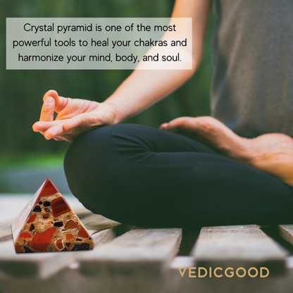 Spotted Jasper Pyramid (1 Inch)