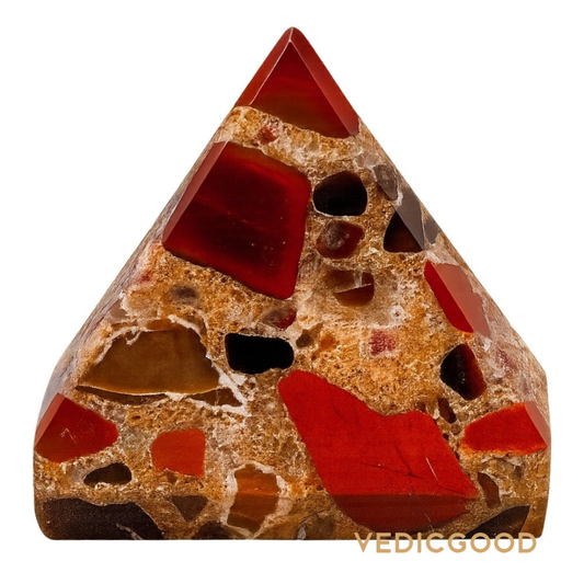 Spotted Jasper Pyramid (1 Inch)