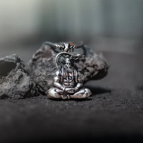 Hanumanji Meditation Pendant With Chain (Flat 50% OFF)