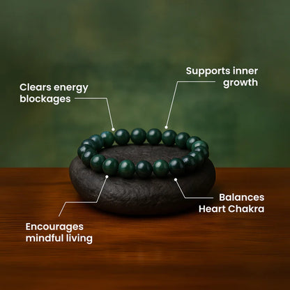 Moss Agate Stone Bracelet