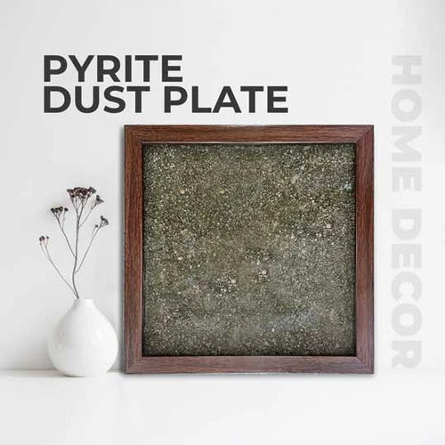 Raw Pyrite Dust Frame