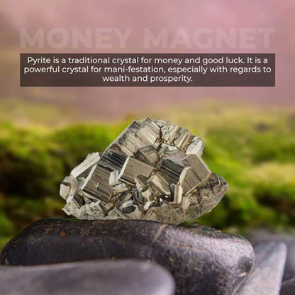 Raw Pyrite Dust Frame