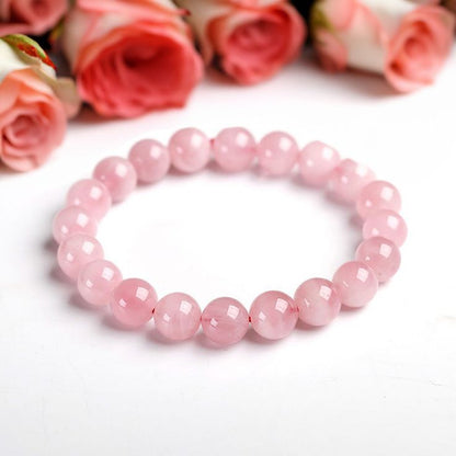 Rose Quartz Bracelet and Anklet (Combo)