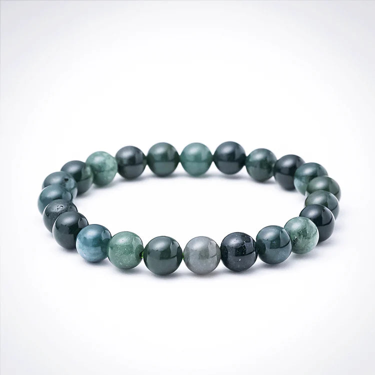 Moss Agate Stone Bracelet