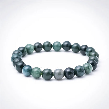 Moss Agate Stone Bracelet