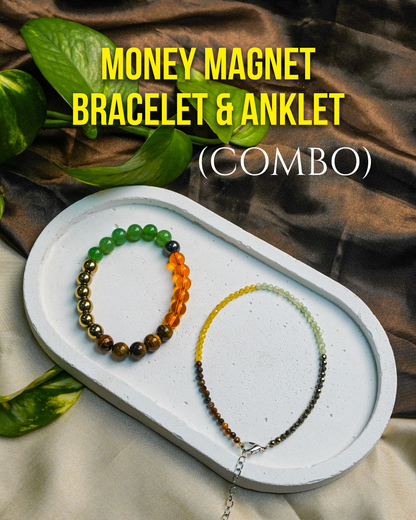 Money Magnet Bracelet & Anklet (Combo)